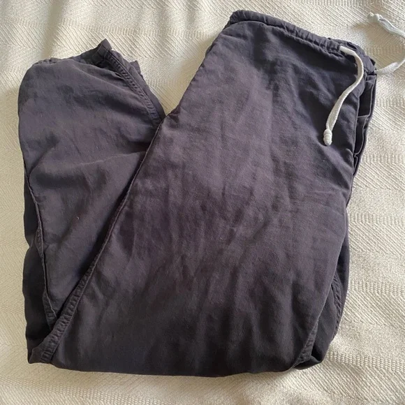 imogene + willie Black Straight Leg Pants (lounge pants) - Picture 2 of 5